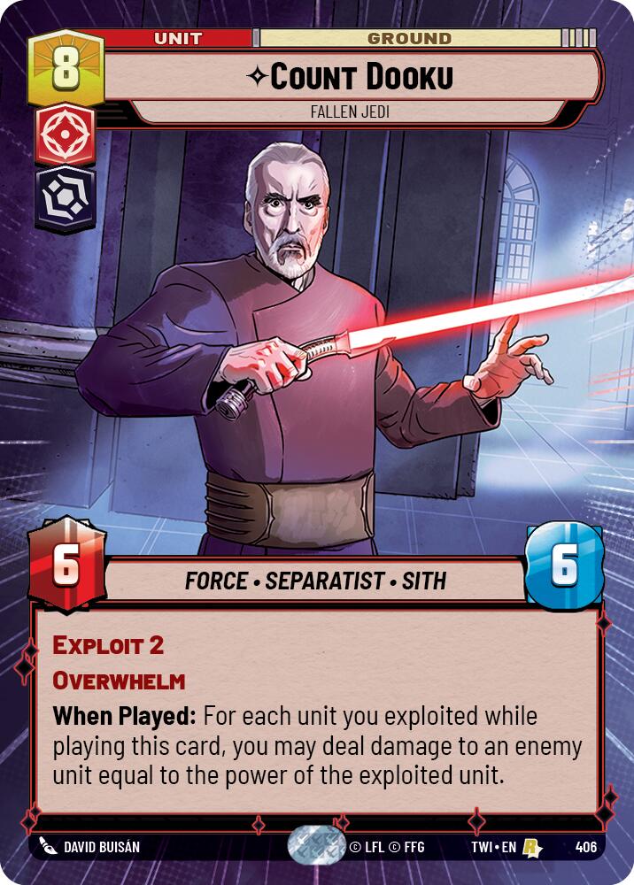 Count Dooku - Fallen Jedi (Hyperspace) (406) [Twilight of the Republic] | BD Cosmos
