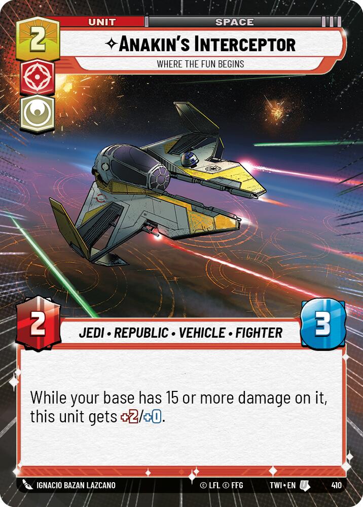 Anakin's Interceptor - Where the Fun Begins (Hyperspace) (410) [Twilight of the Republic] | BD Cosmos