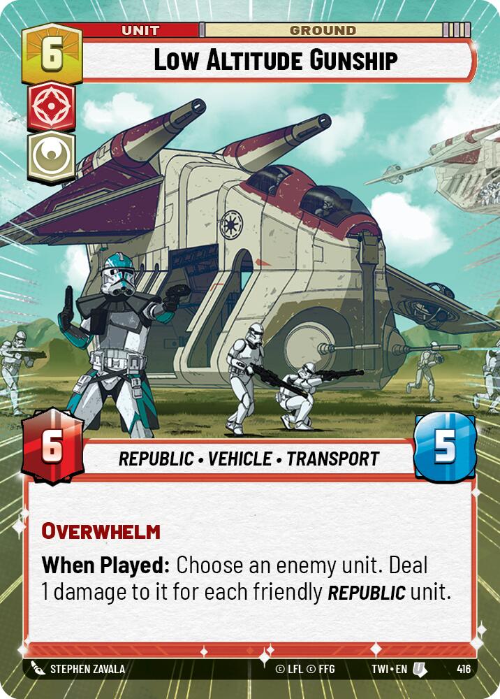 Low Altitude Gunship (Hyperspace) (416) [Twilight of the Republic] | BD Cosmos
