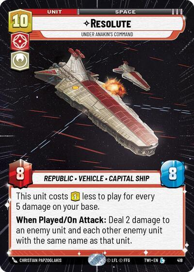 Resolute - Under Anakin's Command (Hyperspace) (418) [Twilight of the Republic] | BD Cosmos