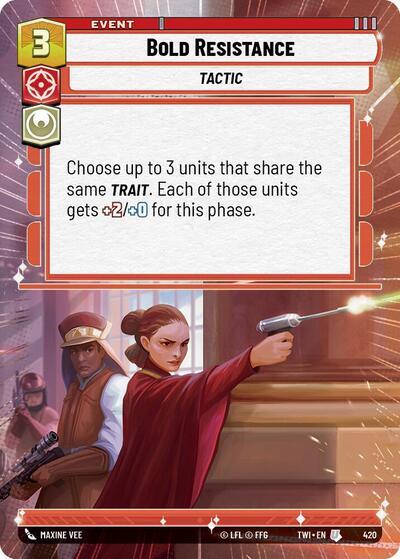Bold Resistance (Hyperspace) (420) [Twilight of the Republic] | BD Cosmos