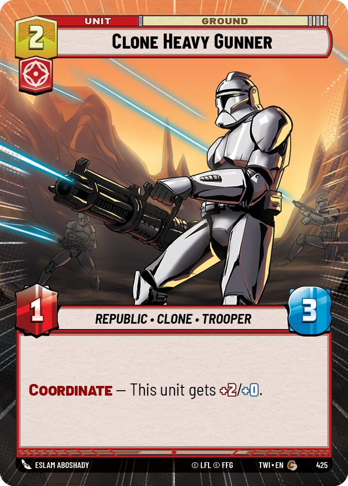 Clone Heavy Gunner (Hyperspace) (425) [Twilight of the Republic] | BD Cosmos