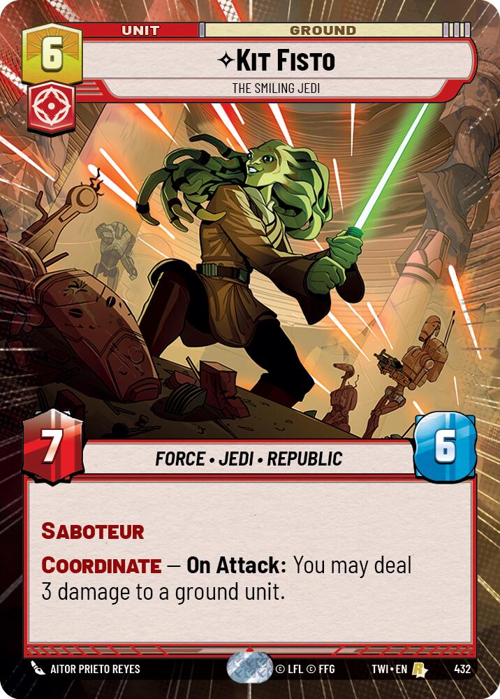 Kit Fisto - The Smiling Jedi (Hyperspace) (432) [Twilight of the Republic] | BD Cosmos