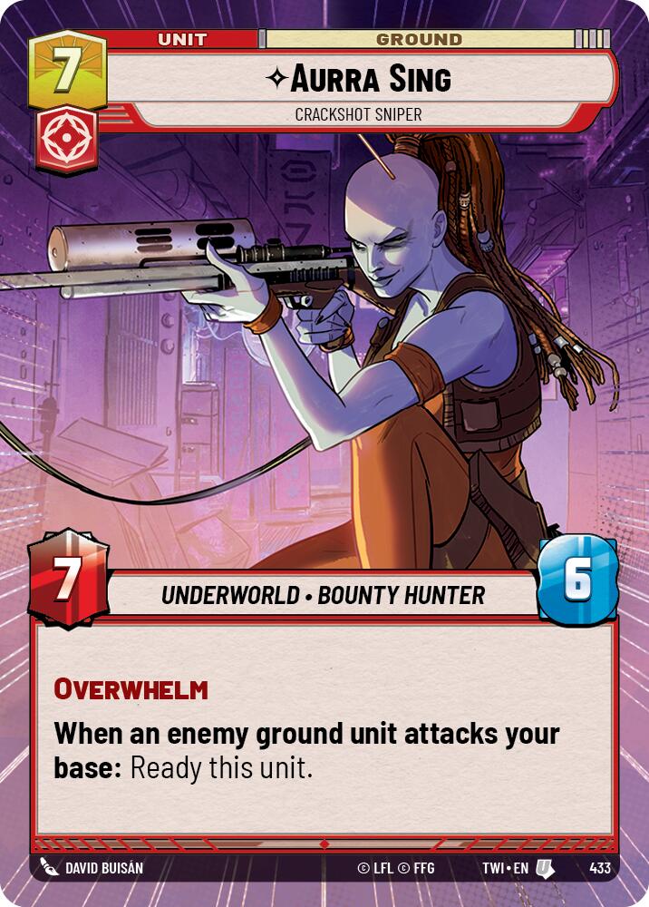 Aurra Sing - Crackshot Sniper (Hyperspace) (433) [Twilight of the Republic] | BD Cosmos