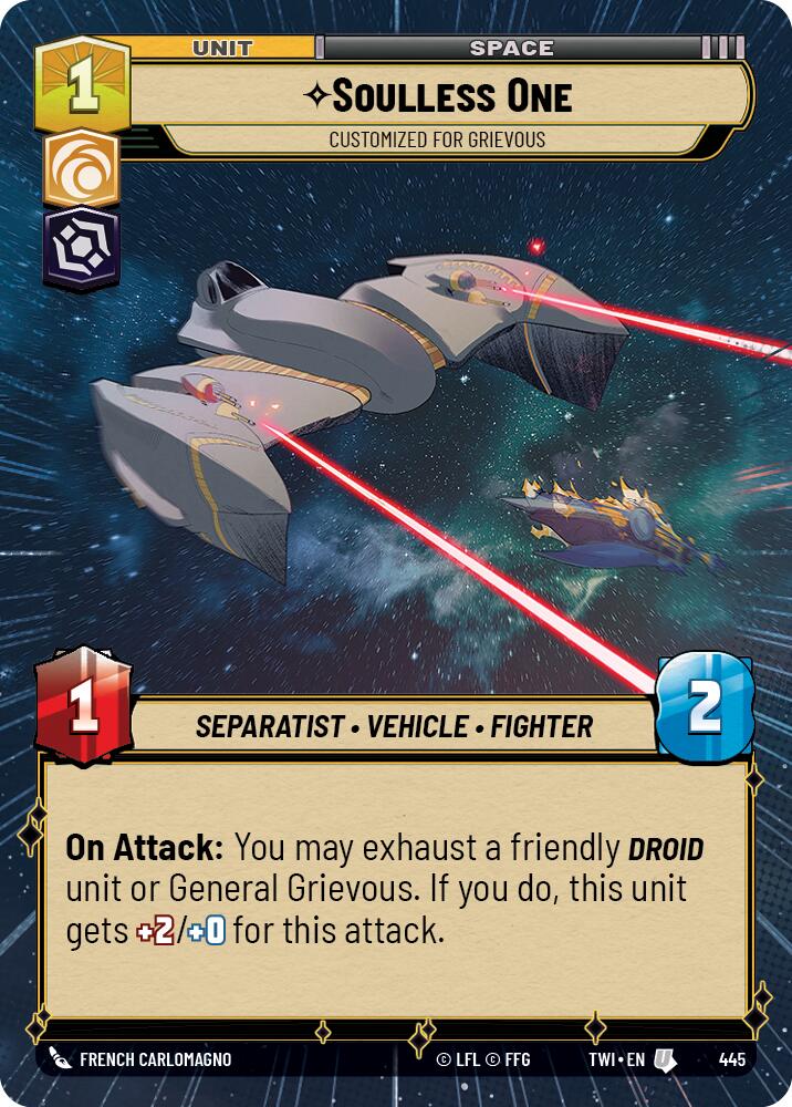 Soulless One - Customized for Grievous (Hyperspace) (445) [Twilight of the Republic] | BD Cosmos