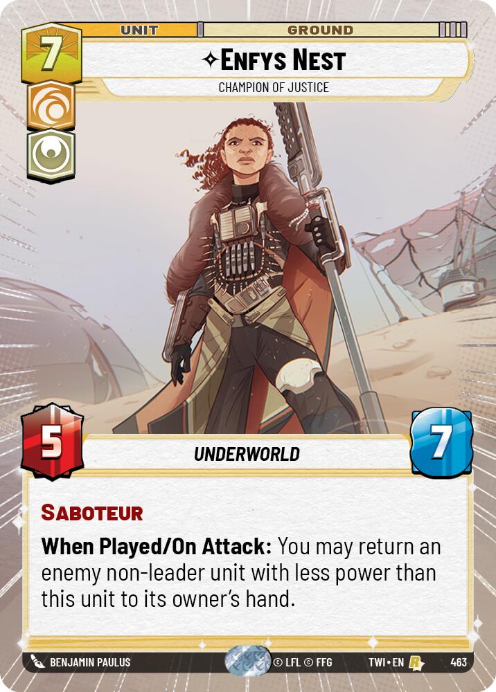 Enfys Nest - Champion of Justice (Hyperspace) (463) [Twilight of the Republic] | BD Cosmos