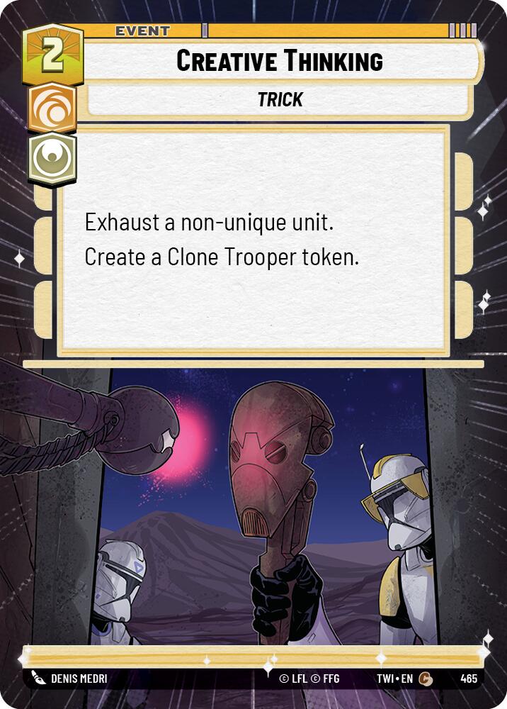 Creative Thinking (Hyperspace) (465) [Twilight of the Republic] | BD Cosmos