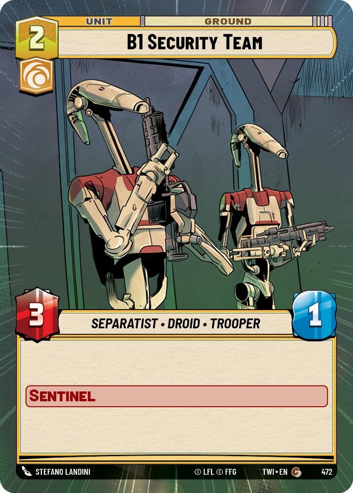 B1 Security Team (Hyperspace) (472) [Twilight of the Republic] | BD Cosmos