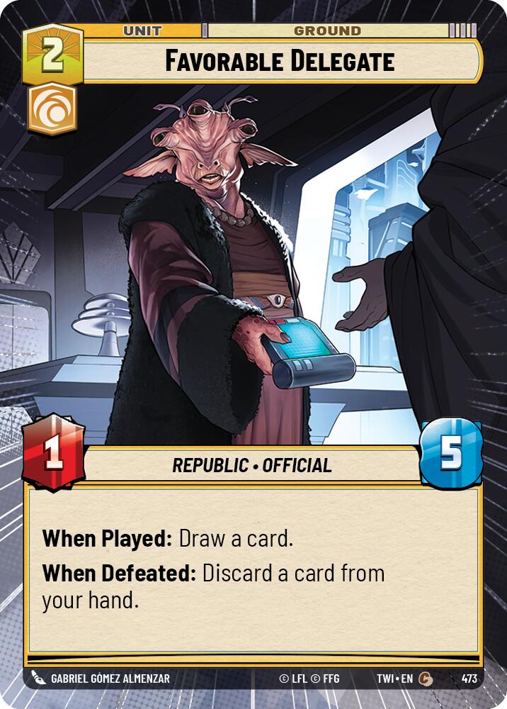 Favorable Delegate (Hyperspace) (473) [Twilight of the Republic] | BD Cosmos