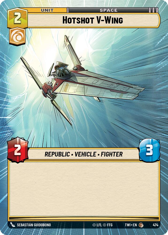 Hotshot V-Wing (Hyperspace) (474) [Twilight of the Republic] | BD Cosmos