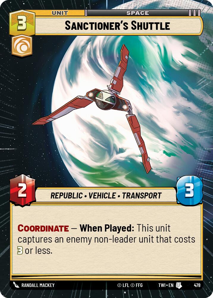 Sanctioner's Shuttle (Hyperspace) (478) [Twilight of the Republic] | BD Cosmos