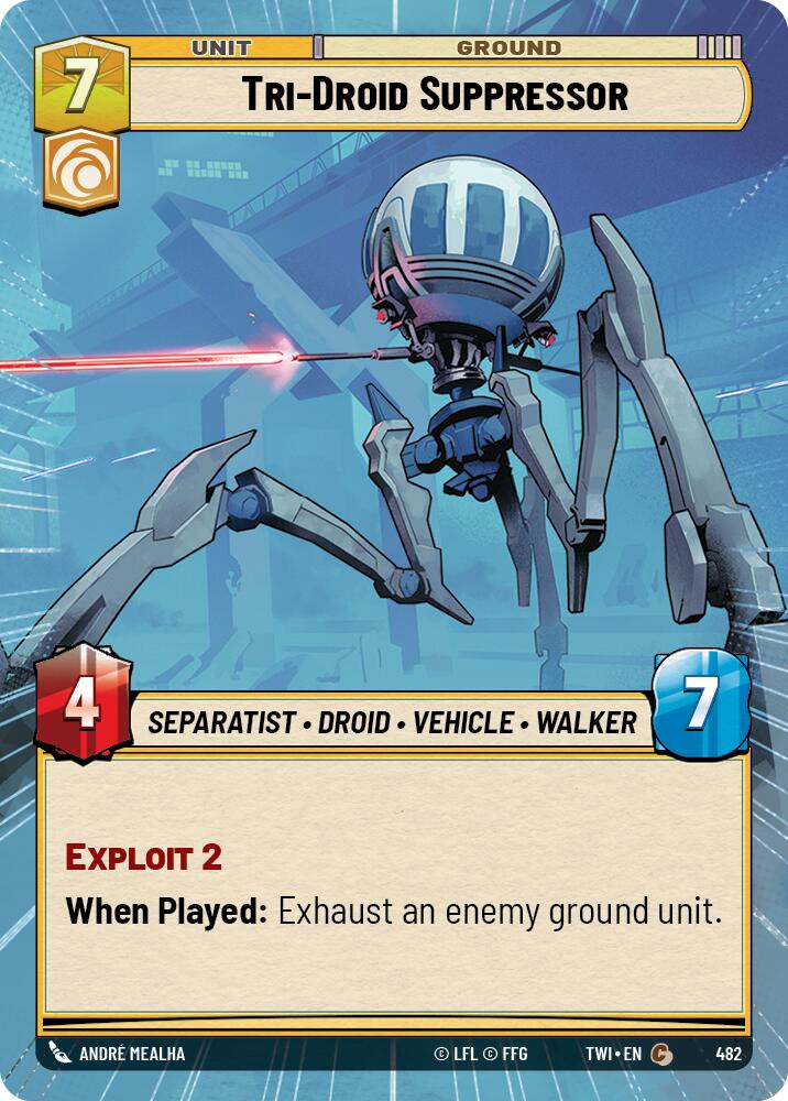 Tri-Droid Suppressor (Hyperspace) (482) [Twilight of the Republic] | BD Cosmos
