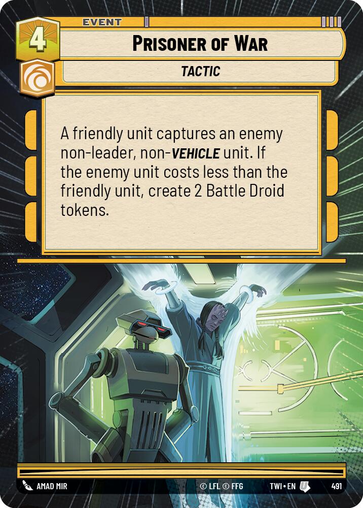 Prisoner of War (Hyperspace) (491) [Twilight of the Republic] | BD Cosmos