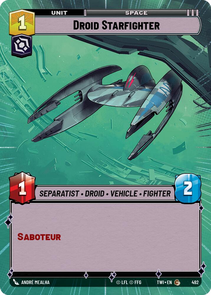 Droid Starfighter (Hyperspace) (492) [Twilight of the Republic] | BD Cosmos