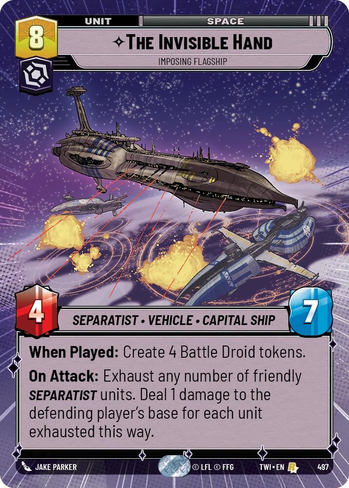 The Invisible Hand - Imposing Flagship (Hyperspace) (497) [Twilight of the Republic] | BD Cosmos