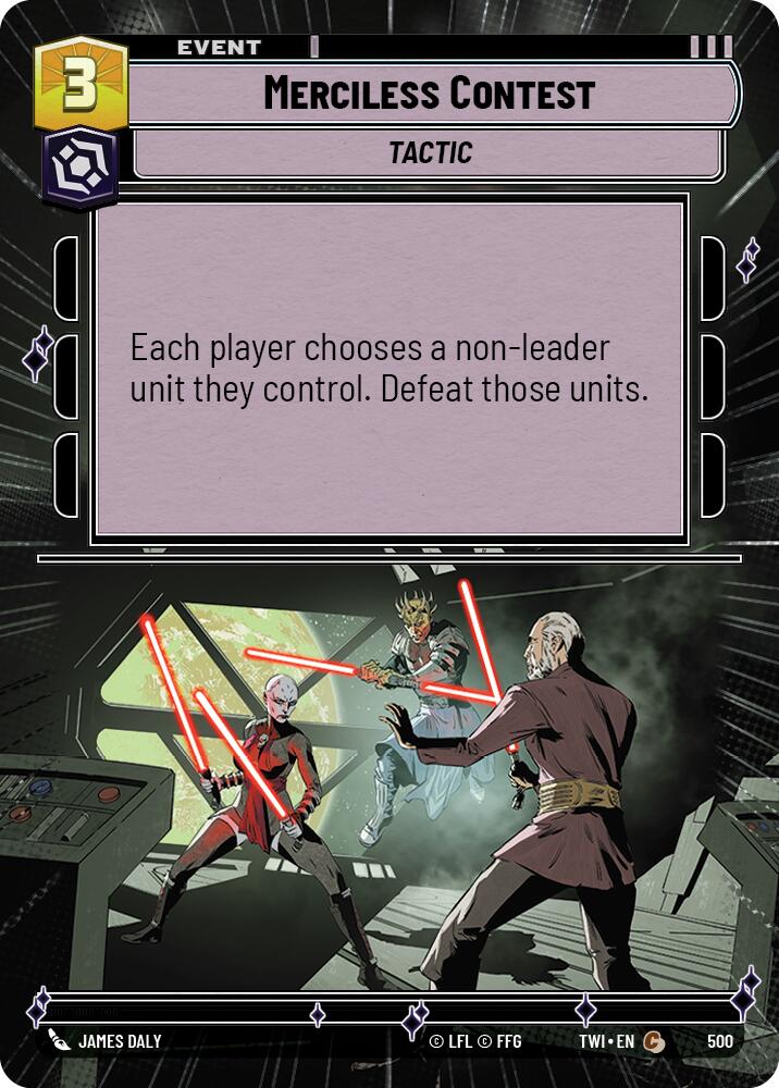 Merciless Contest (Hyperspace) (500) [Twilight of the Republic] | BD Cosmos