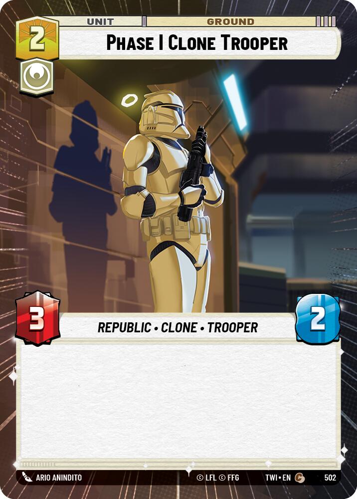 Phase I Clone Trooper (Hyperspace) (502) [Twilight of the Republic] | BD Cosmos
