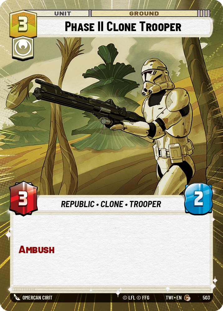 Phase II Clone Trooper (Hyperspace) (503) [Twilight of the Republic] | BD Cosmos