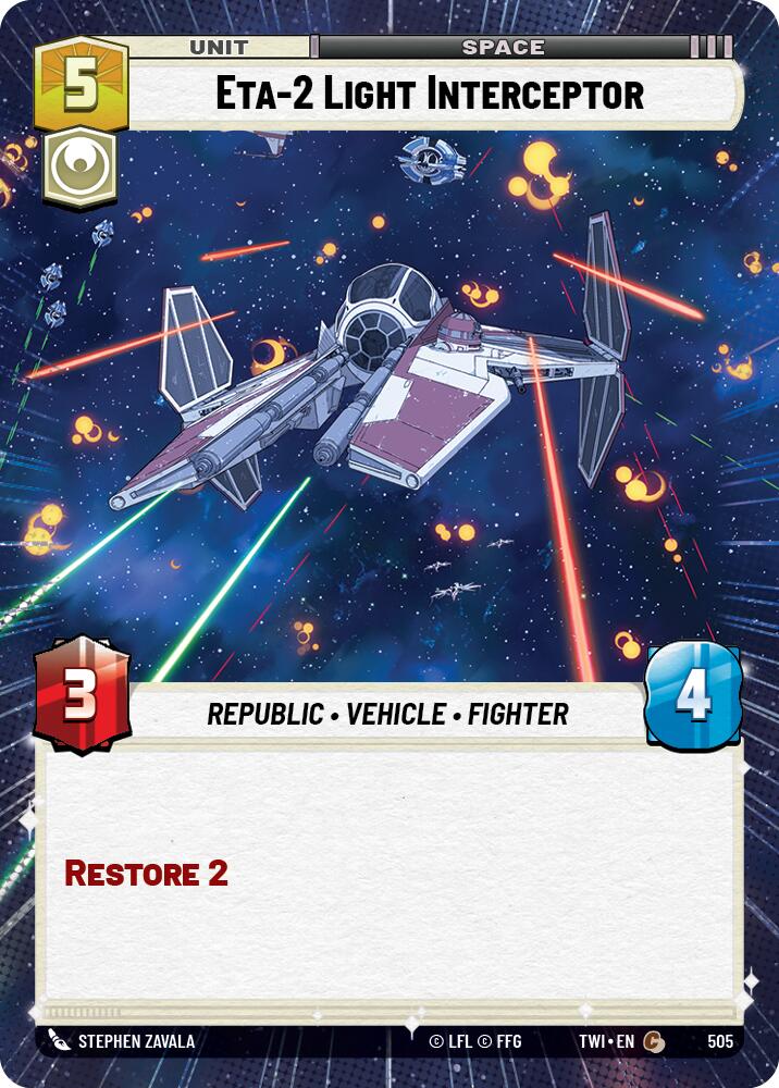 Eta-2 Light Interceptor (Hyperspace) (505) [Twilight of the Republic] | BD Cosmos