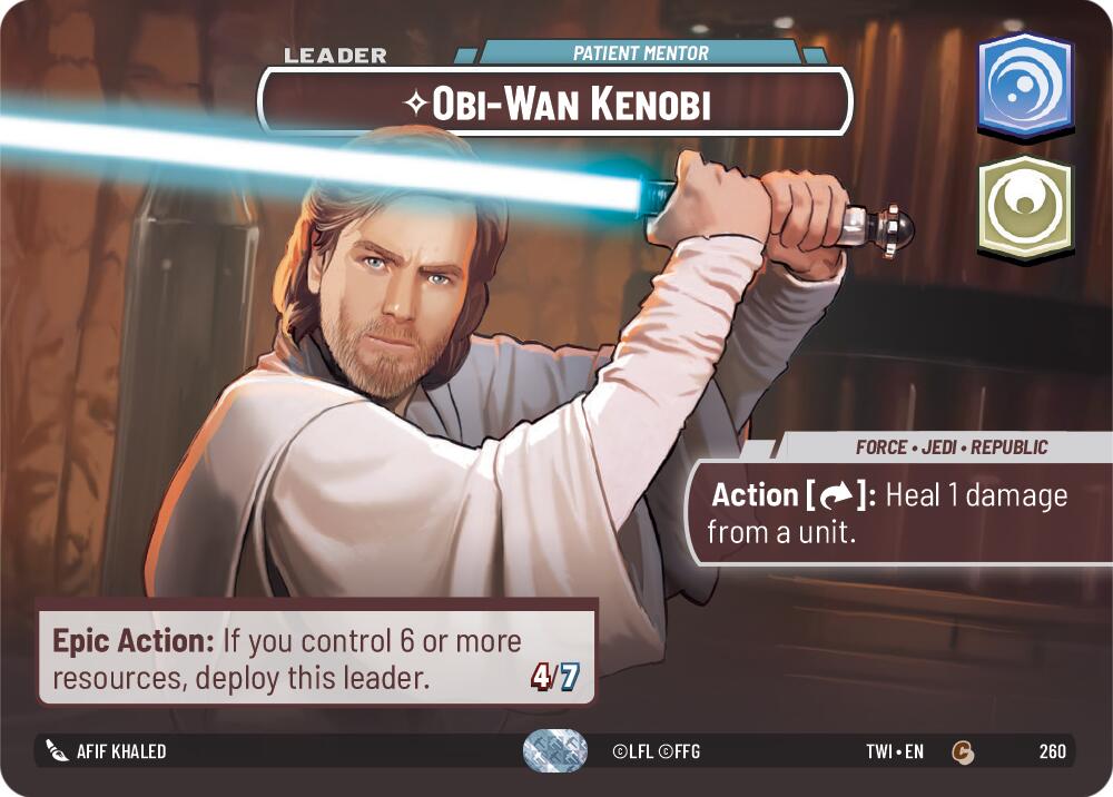Obi-Wan Kenobi - Patient Mentor (Showcase) (260) [Twilight of the Republic] | BD Cosmos