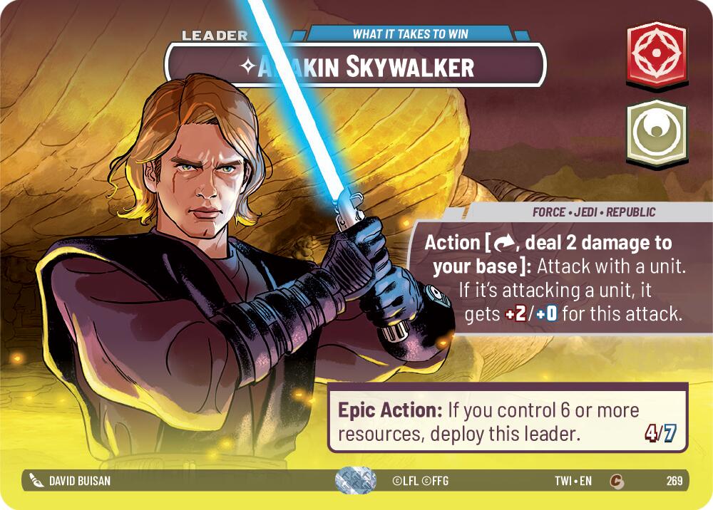 Anakin Skywalker - What it Takes to Win (Showcase) (269) [Twilight of the Republic] | BD Cosmos
