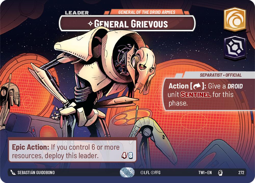 General Grievous - General of the Droid Armies (Showcase) (272) [Twilight of the Republic] | BD Cosmos