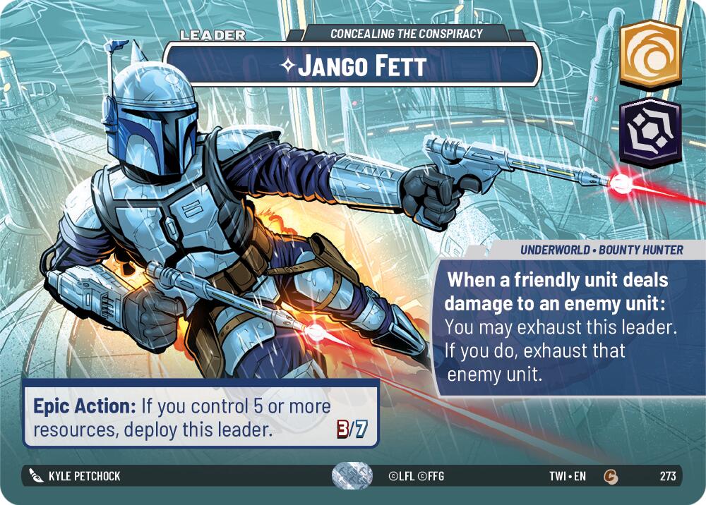 Jango Fett - Concealing the Conspiracy (Showcase) (273) [Twilight of the Republic] | BD Cosmos