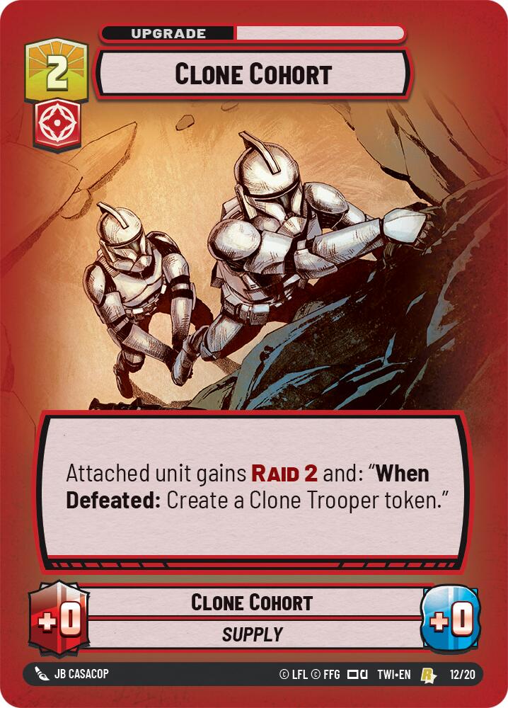 Clone Cohort (12/20) [Twilight of the Republic: Weekly Play] | BD Cosmos
