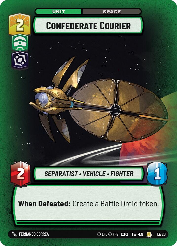 Confederate Courier (13/20) [Twilight of the Republic: Weekly Play] | BD Cosmos