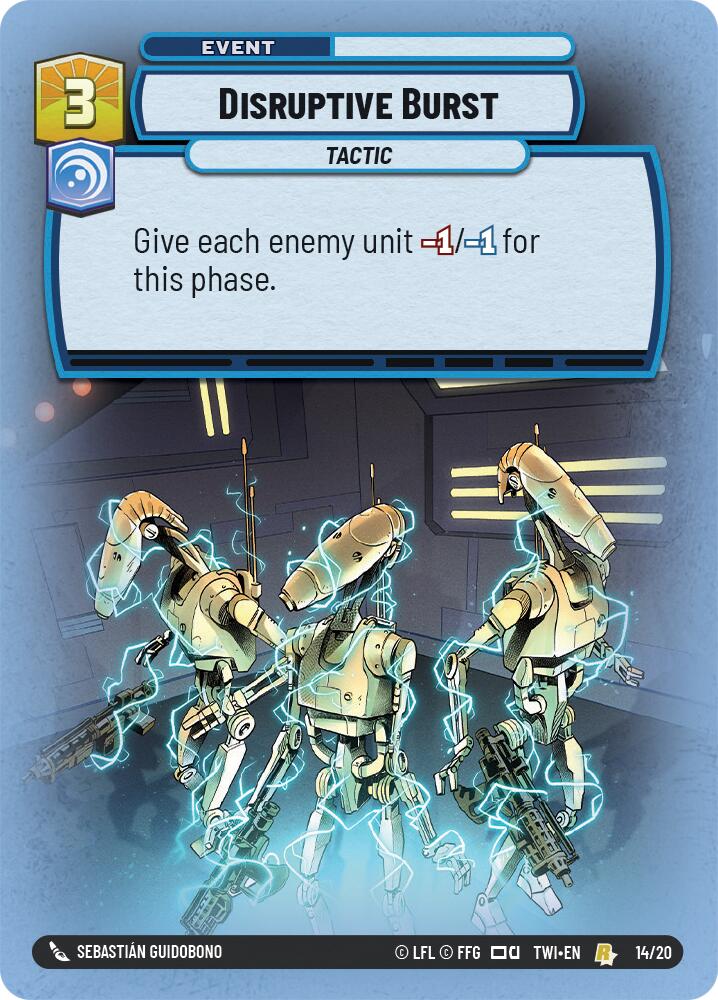 Disruptive Burst (14/20) [Twilight of the Republic: Weekly Play] | BD Cosmos