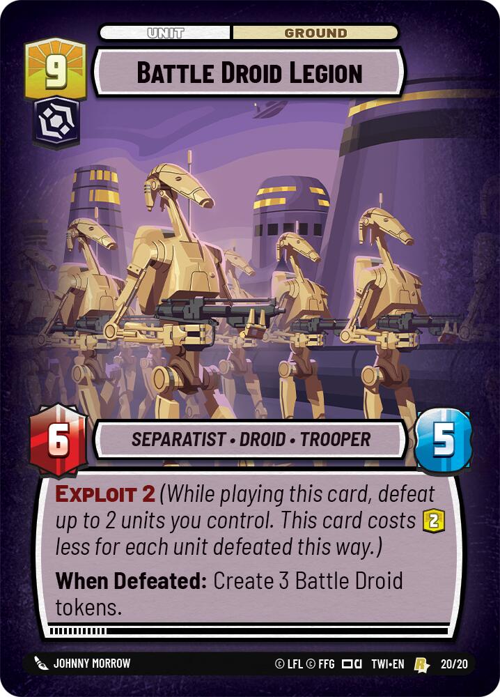 Battle Droid Legion (20/20) [Twilight of the Republic: Weekly Play] | BD Cosmos