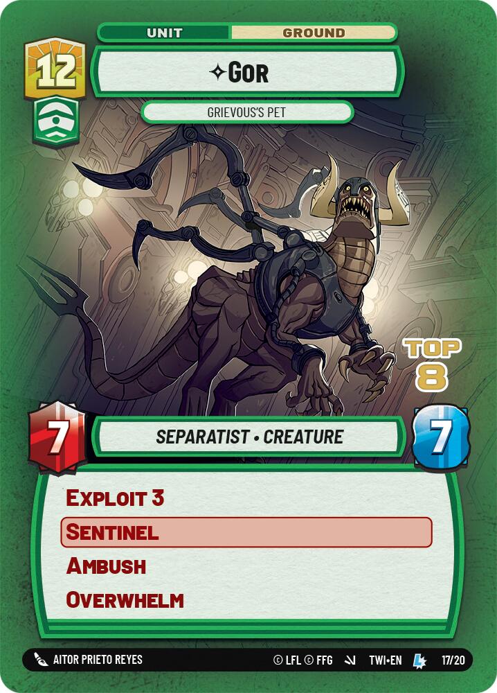 Gor - Grievous's Pet (Top 8) (17/20) [Store Showdown Promos] | BD Cosmos