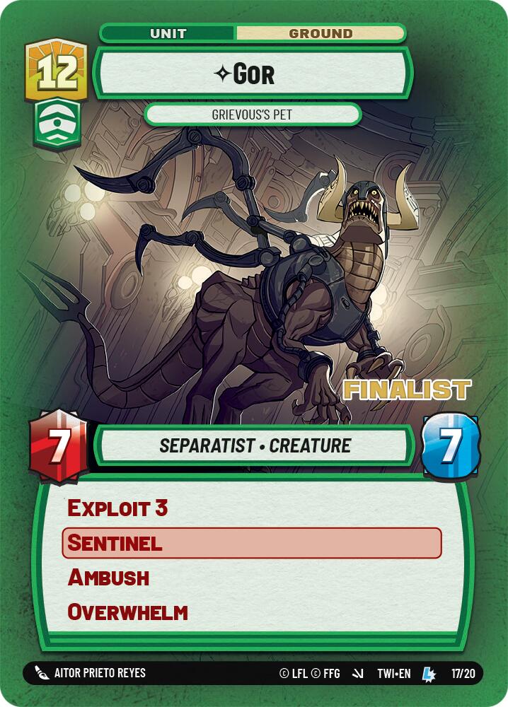 Gor - Grievous's Pet (Finalist) (17/20) [Store Showdown Promos] | BD Cosmos