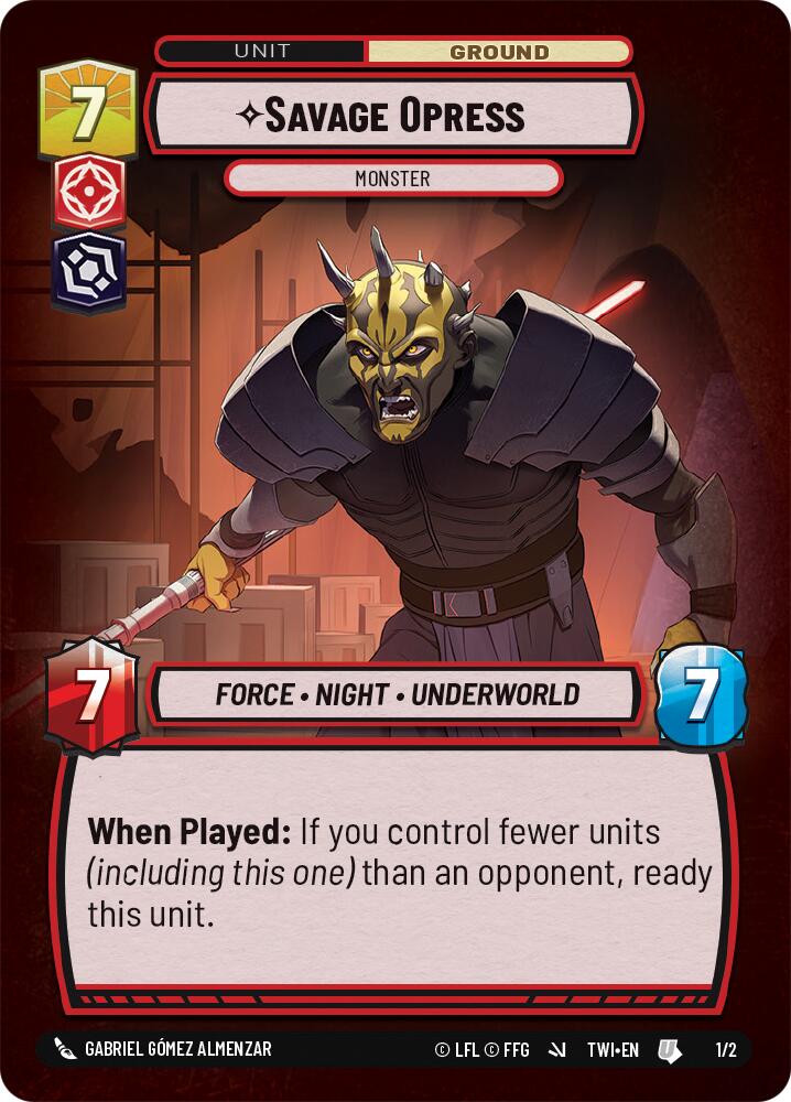 Savage Opress - Monster (1/2) [Store Showdown Promos] | BD Cosmos