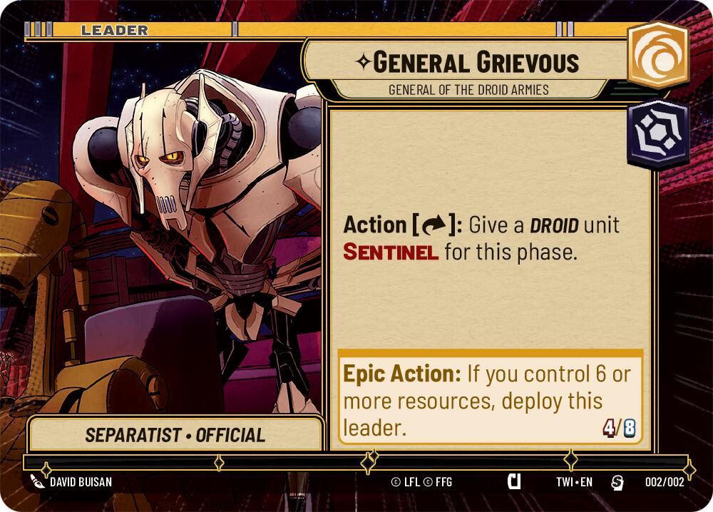 General Grievous - General of the Droid Armies (Hyperspace) (002/002) [Judge Promos] | BD Cosmos
