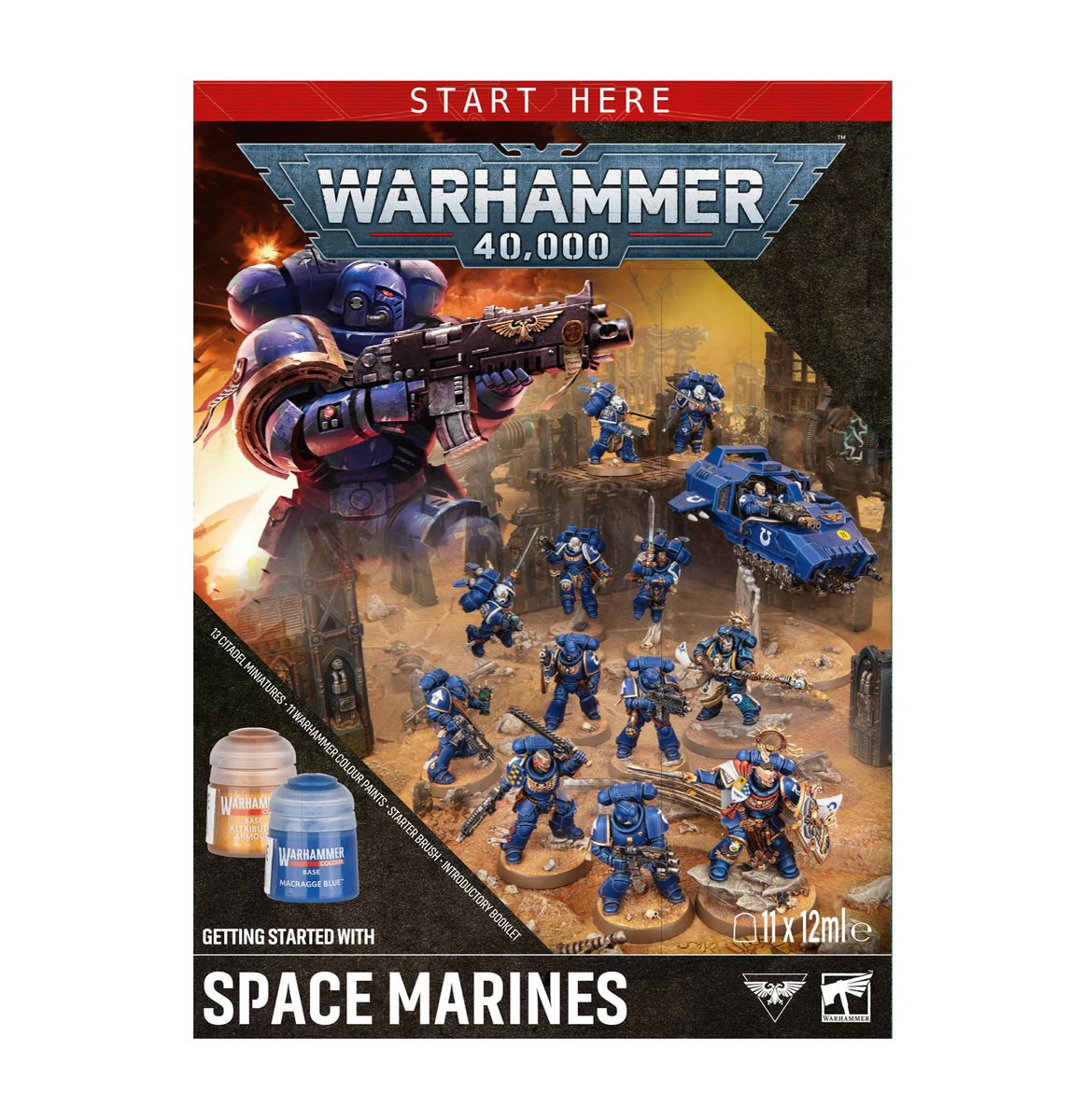 WARHAMMER 40K: GETTING STARTED WITH SPACE MARINES | BD Cosmos