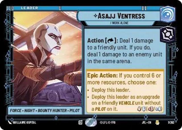 Asajj Ventress - I Work Alone (001/257) [Jump to Lightspeed] | BD Cosmos
