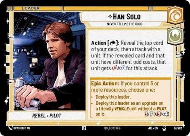 Han Solo - Never Tell Me the Odds (017/257) [Jump to Lightspeed] | BD Cosmos