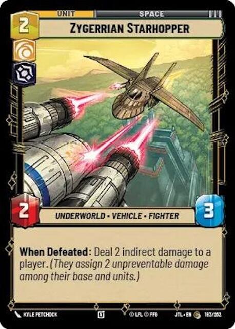 Zygerrian Starhopper (183/257) [Jump to Lightspeed] | BD Cosmos