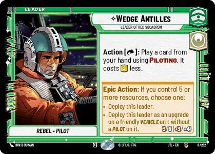 Wedge Antilles - Leader of Red Squadron (008/257) [Jump to Lightspeed] | BD Cosmos