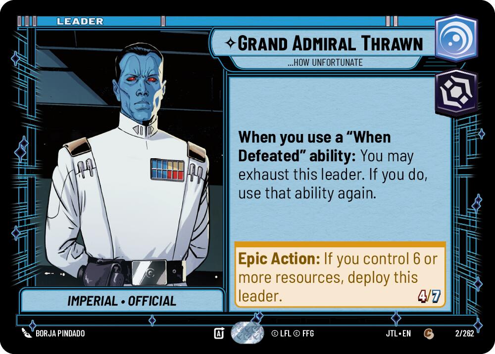 Grand Admiral Thrawn - ...How Unfortunate (2/262) [Jump to Lightspeed] | BD Cosmos