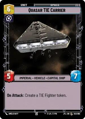 Quasar TIE Carrier (243/257) [Jump to Lightspeed] | BD Cosmos