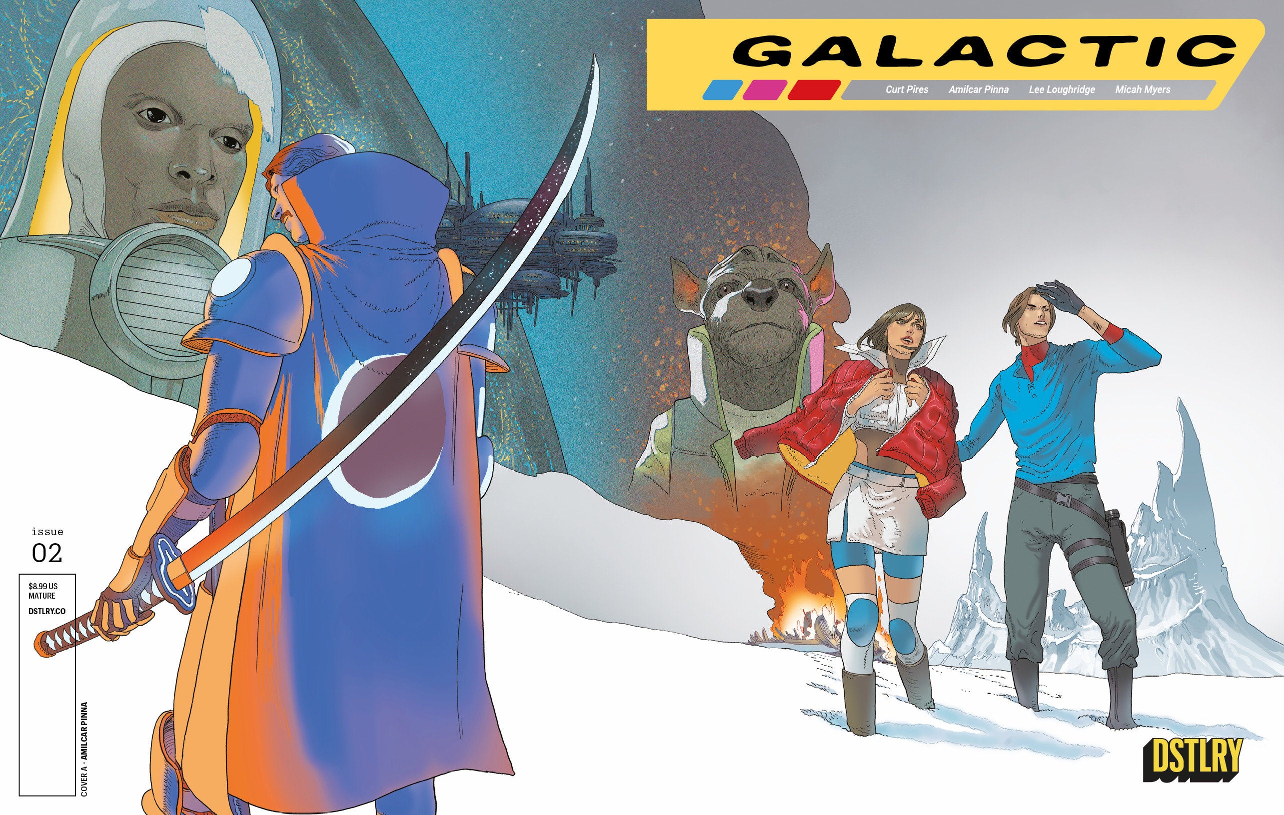 Galactic #2 DSTLRY A Amilcar Pinna 07/29/2026 | BD Cosmos