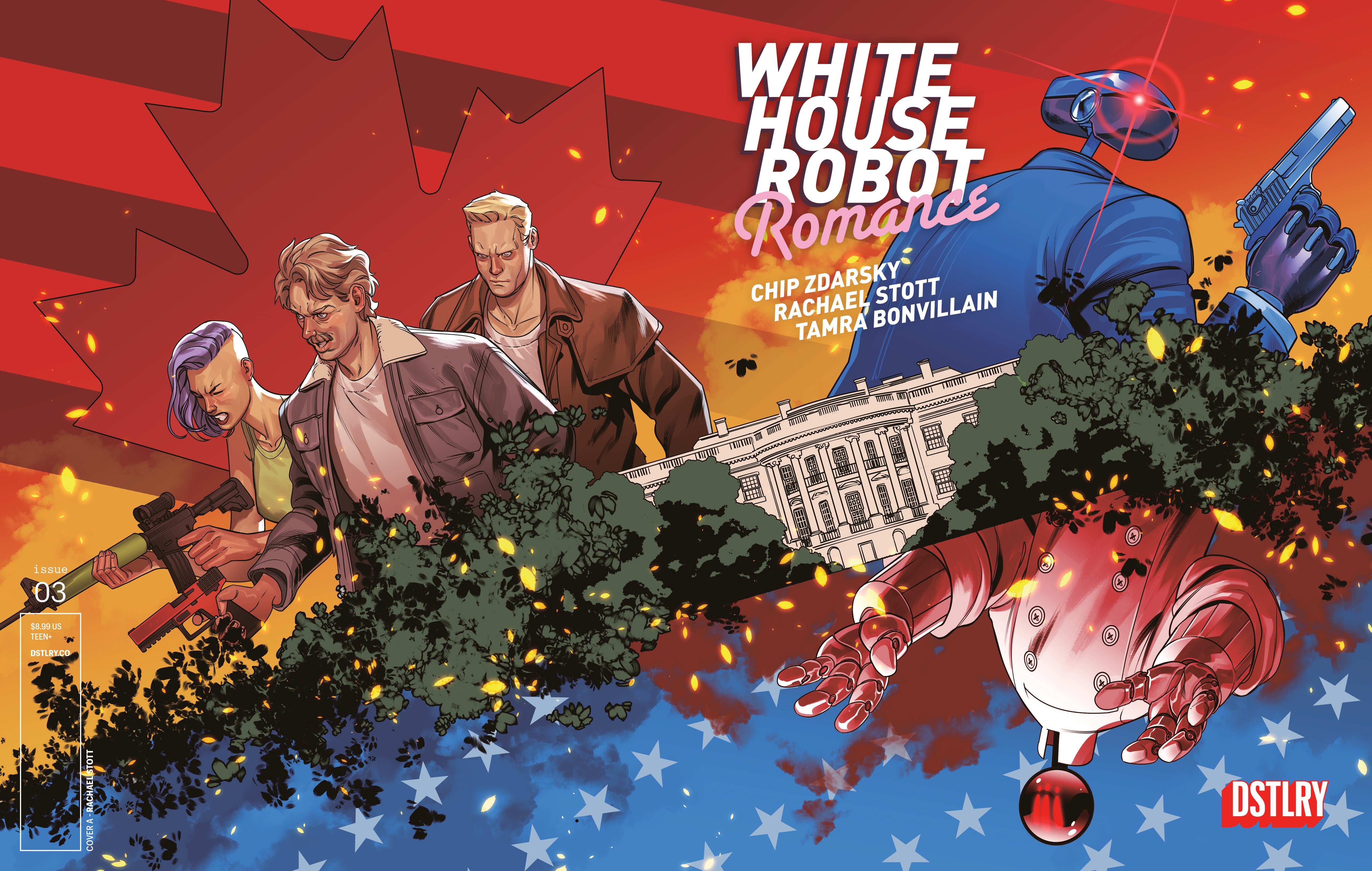 White House Robot Romance #3 DSTLRY A Stott 01/07/2026 | BD Cosmos