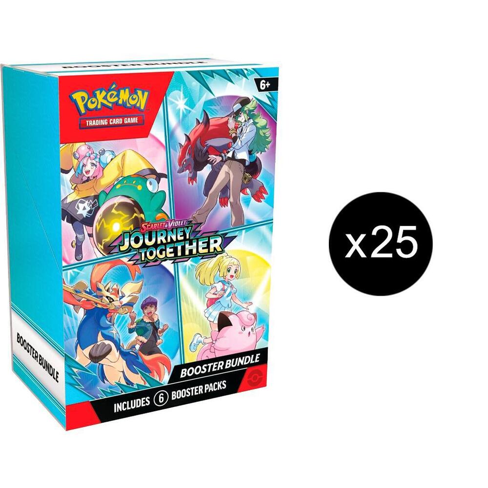 POKEMON TCG SV9: JOURNEY TOGETHER BOOSTER BUNDLE CASE OF 25 - JANUARY REPRINT | BD Cosmos