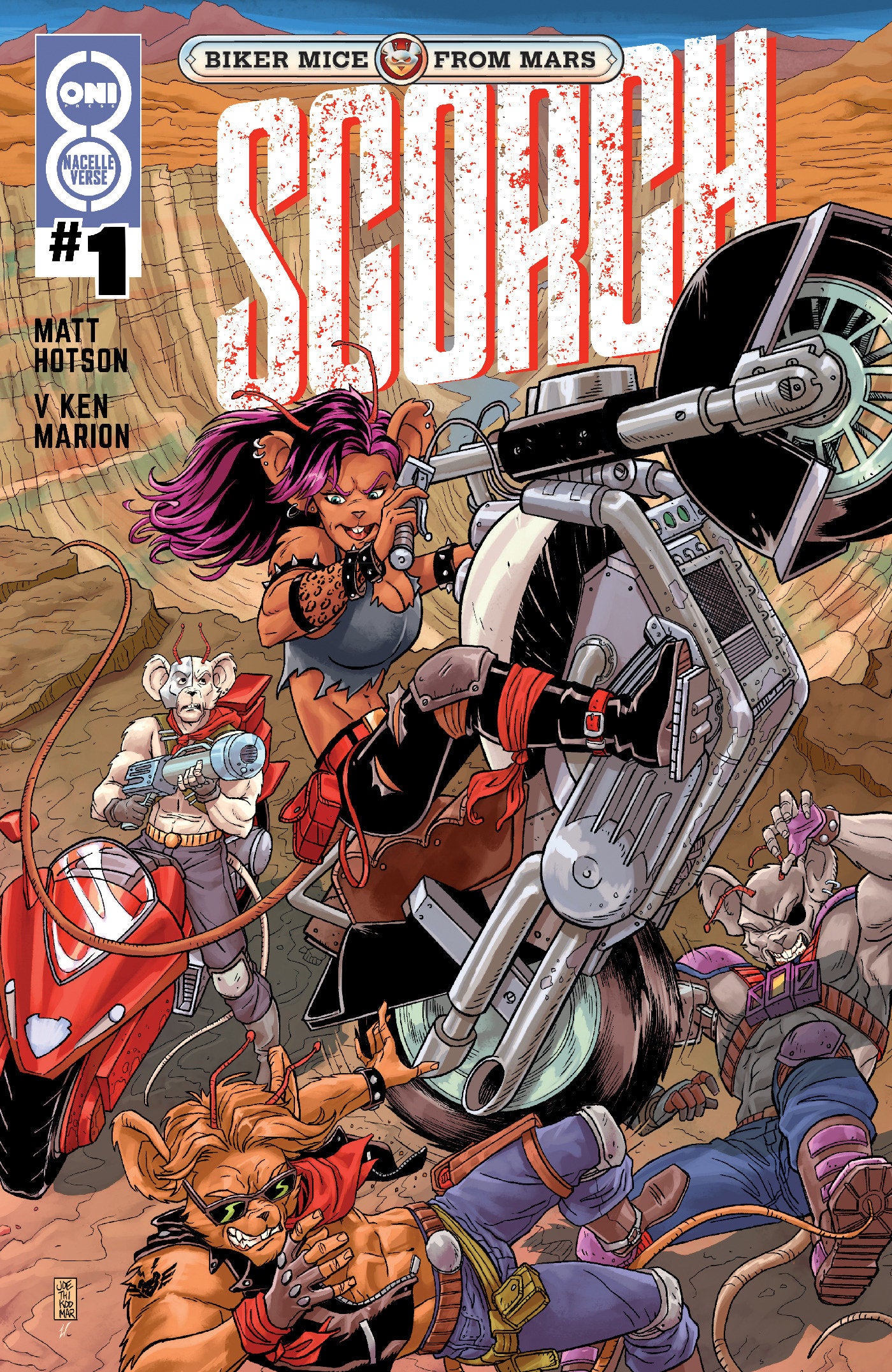 Biker Mice From Mars Scorch #1 Oni C Jothikumar 08/12/2026 | BD Cosmos