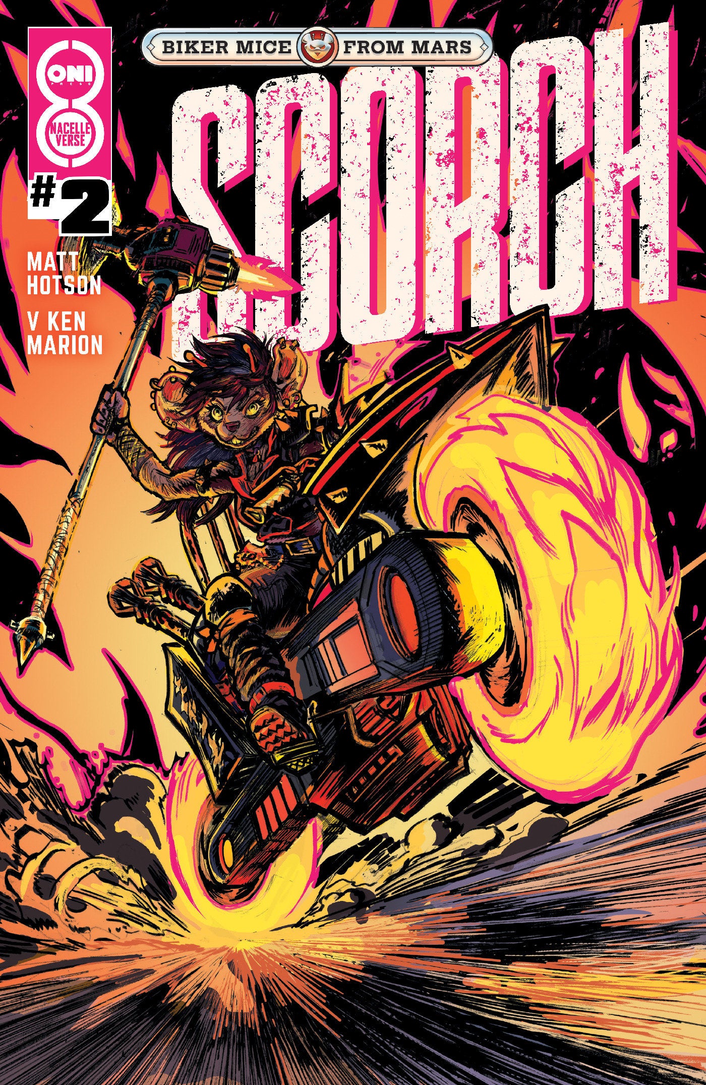 Biker Mice From Mars Scorch #2 Oni B Victor Alpi 09/23/2026 | BD Cosmos