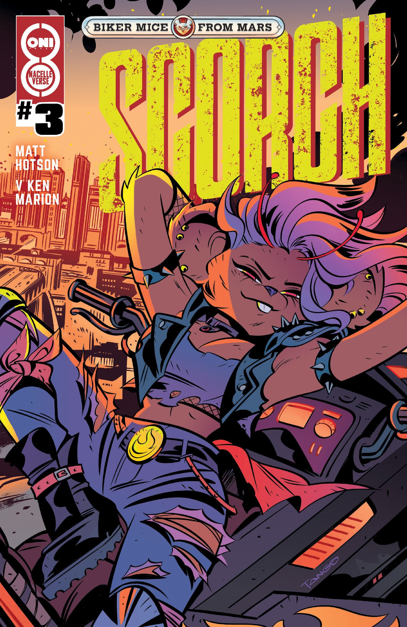 Biker Mice From Mars Scorch #3 Oni A Tango 10/28/2026 | BD Cosmos