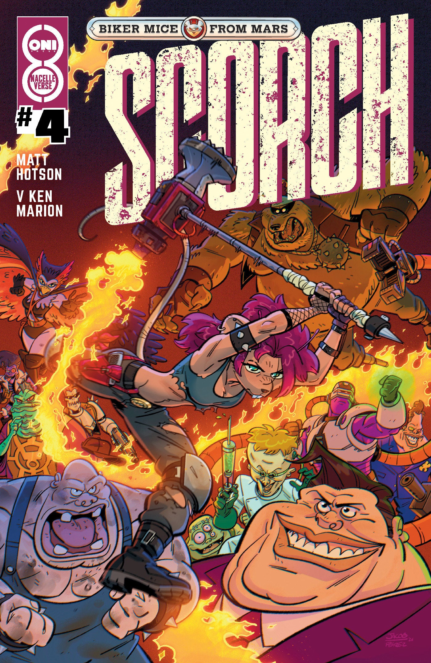 Biker Mice From Mars Scorch #4 Oni B Perez 11/25/2026 | BD Cosmos