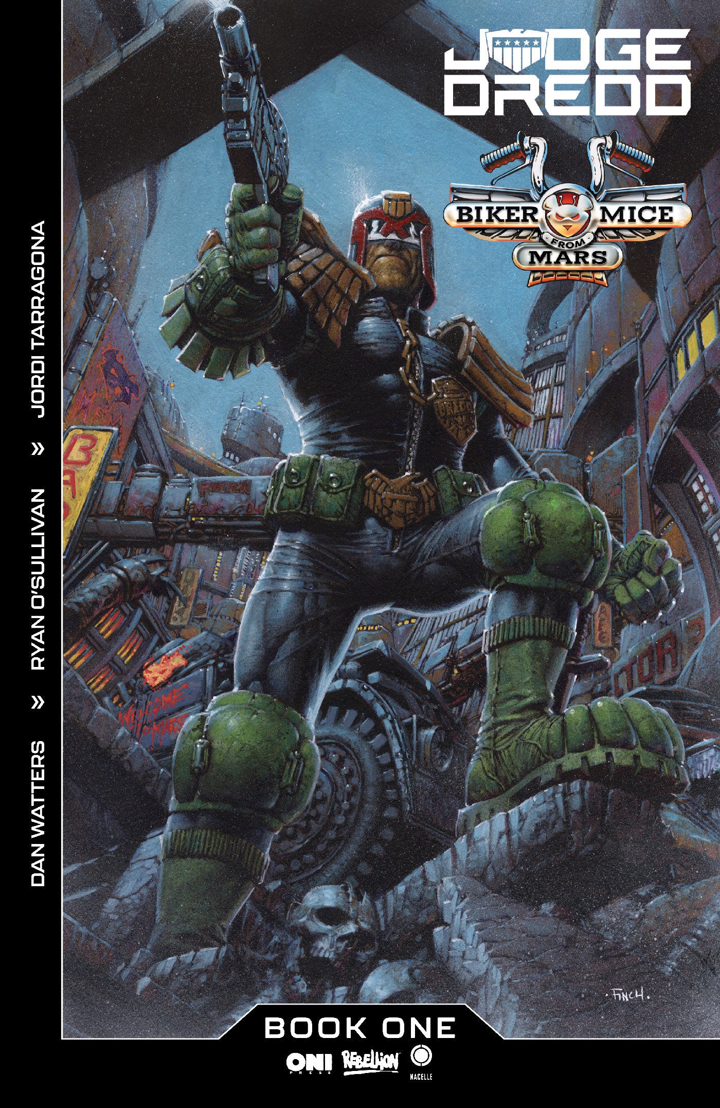 Judge Dredd/Biker Mice From Mars #1 ONI A Finch 12/02/2026 | BD Cosmos